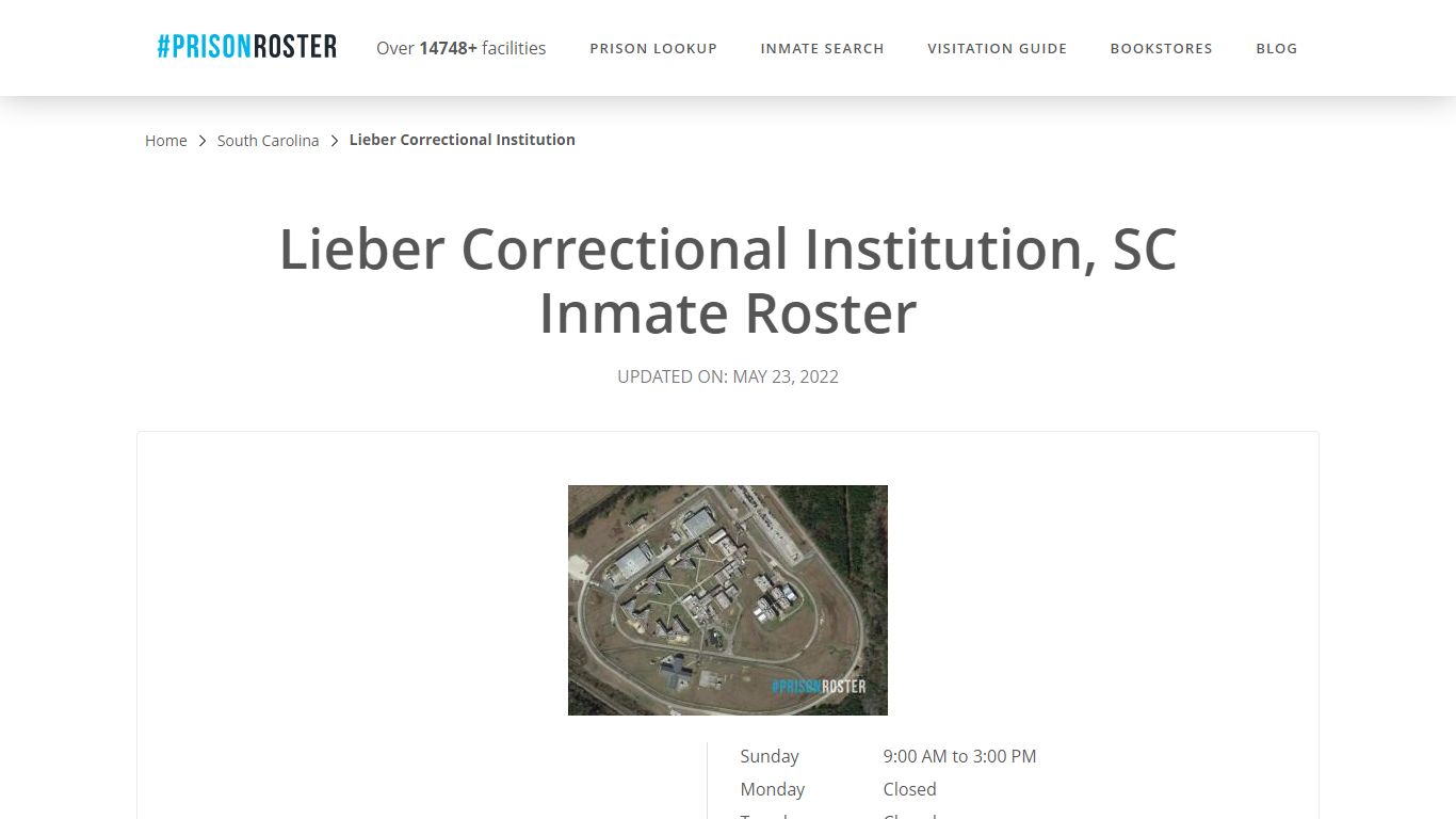 Lieber Correctional Institution, SC Inmate Roster - Prisonroster